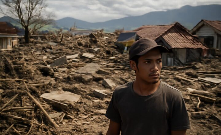 Zona devastada de Palu tras el terremoto, tsunami y licuefacción de Sulawesi de 2018