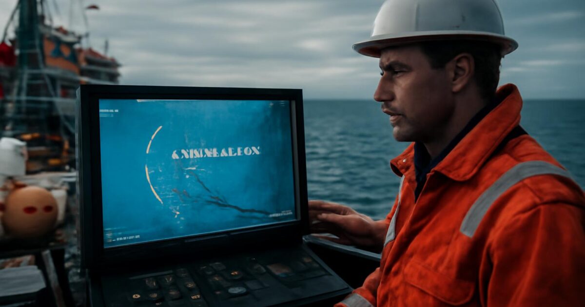 Buque Seabed Constructor durante la búsqueda del submarino ARA San Juan en el Atlántico Sur en 2018