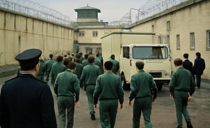 Exterior de la prisión Maze en Irlanda del Norte, escenario de la fuga de 38 presos en 1983