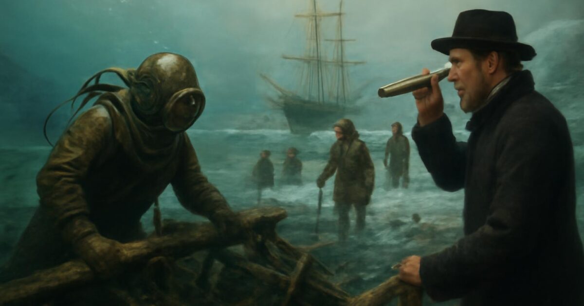 Restos del HMS Erebus, uno de los barcos de la expedición Franklin, hallados bajo el Ártico canadiense