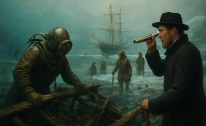 Restos del HMS Erebus, uno de los barcos de la expedición Franklin, hallados bajo el Ártico canadiense