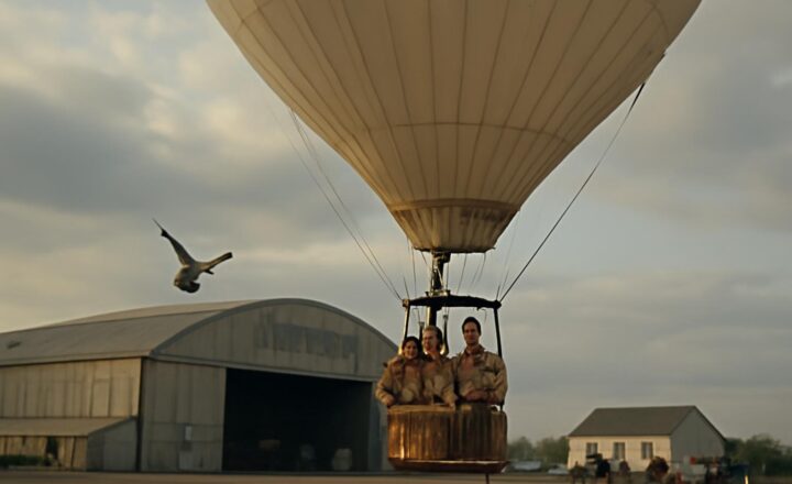 El globo Double Eagle II durante el cruce del Atlántico en 1978