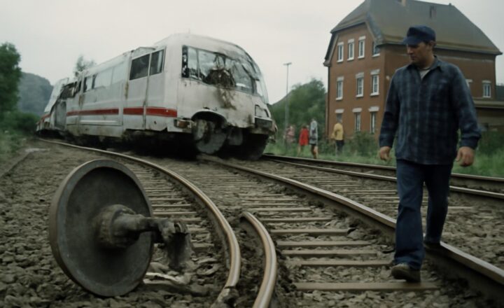 Representación editorial de Eschede 1998: ¿cómo una rueda rota descarriló un tren de alta velocidad?