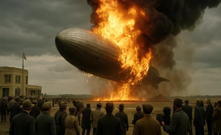 Representación editorial de Hindenburg: ¿qué provocó el incendio que terminó con la era de los dirigibles?