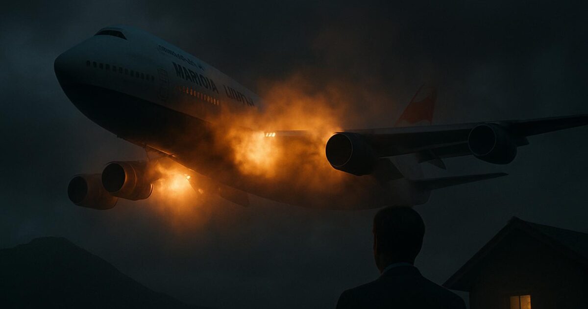 Representación editorial de Vuelo British Airways 9: ¿por qué se apagaron sus cuatro motores en pleno vuelo?