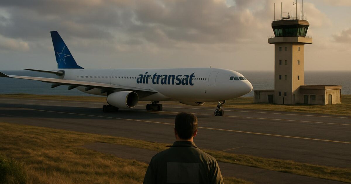 Representación editorial de Air Transat 236: ¿cómo planeó un Airbus sin combustible sobre el Atlántico?