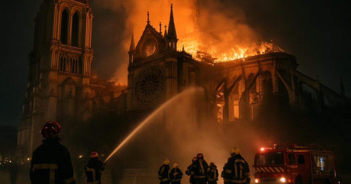 Incendio de Notre-Dame: ¿cómo salvaron la catedral cuando cayó su aguja? — Momento No. 928