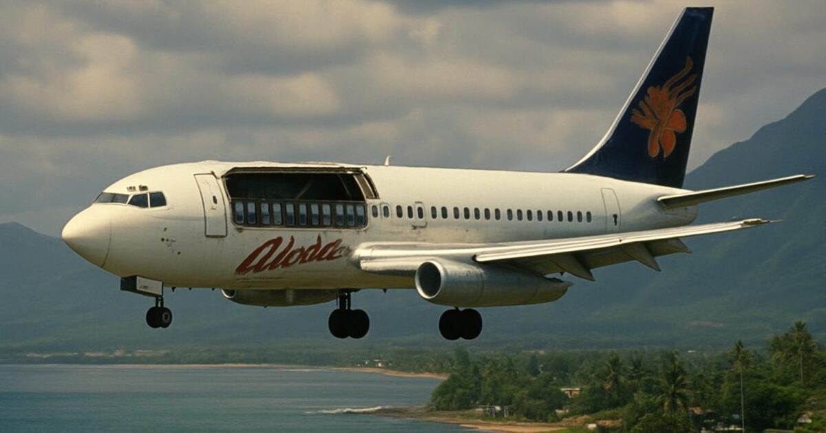 Aloha 243: ¿cómo aterrizó un avión después de perder parte del techo? — Momento No. 934