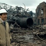 Restos de la planta química de Nypro tras la explosión de Flixborough en 1974