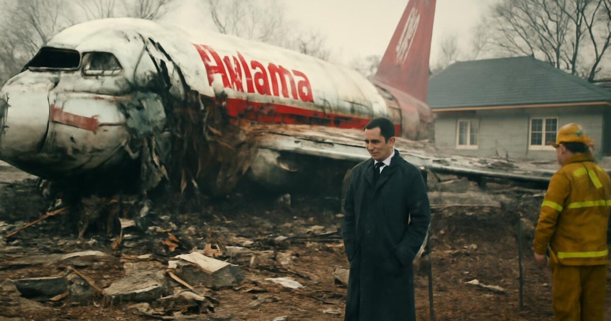 Restos del Boeing 707 del vuelo 052 de Avianca tras estrellarse en Cove Neck, Long Island, el 25 de enero de 1990
