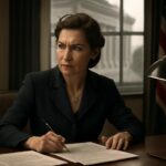Frances Oldham Kelsey durante su trabajo en la FDA, donde impidió la aprobación de la talidomida en Estados Unidos
