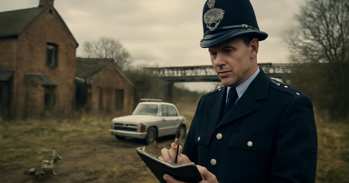 Investigadores examinan la granja de Leatherslade Farm, escondite de los autores del Gran Robo del Tren de 1963 en Buckinghamshire