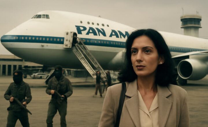 Boeing 747 de Pan Am en el aeropuerto de Karachi durante el secuestro del vuelo 73 de 1986